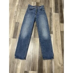 Rag & Bone Women's Jane Super High Rise Cigarette Denim Jeans Size 24